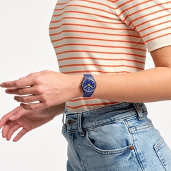 Swatch Gent 原創系列手錶 INDIGO SWING (34mm) 男錶 女錶