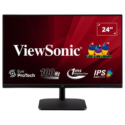 ViewSonic VA2432-H100 24型薄邊框 IPS護眼電腦螢幕