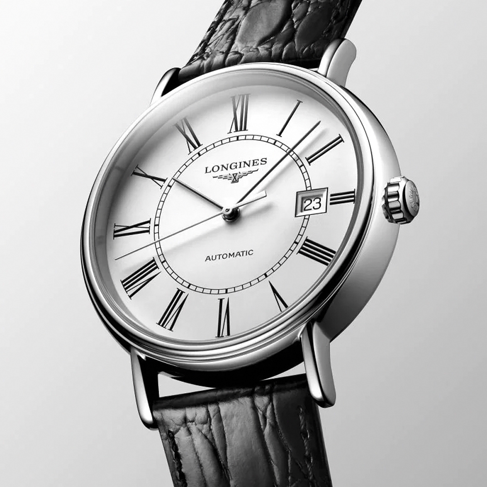 LONGINES 浪琴 官方授權 Presence 羅馬機械錶-40mm L4.922.4.11.2