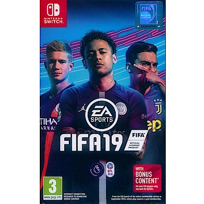 國際足盟大賽 19 FIFA 19 - NS Switch 英日文歐版