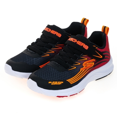 SKECHERS 童鞋 男童系列 RAZOR GRIP - 405108LBKRD