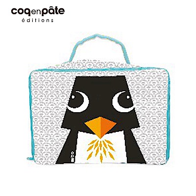 【COQENPATE】法國有機棉布包-方方兒拎出門- 企鵝