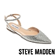 STEVE MADDEN-JULITTA 鑽面尖頭繞踝平底涼鞋-銀色 product thumbnail 1