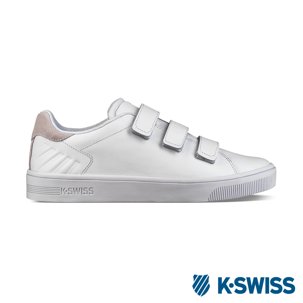 K-SWISS Court SC Strap休閒運動鞋-男-白/灰