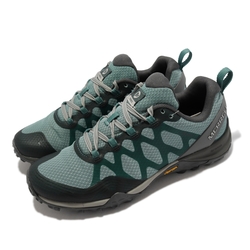 Merrell 戶外鞋 Siren 3 Mid GTX 女鞋 登山 越野 防水 抗菌防臭 支撐 耐磨 綠 黑 ML036714