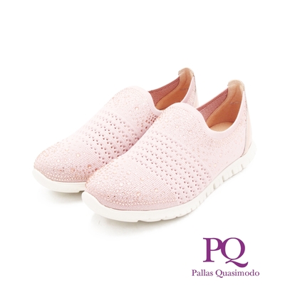PQ(女)MODO閃閃織布休閒鞋 女鞋 -淺粉(另有黑)
