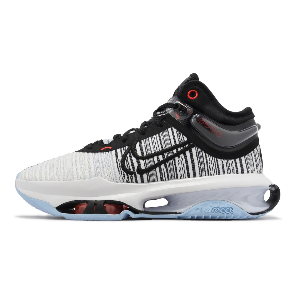 Nike 籃球鞋Air Zoom G T Jump 2 EP 男鞋黑白氣墊緩震DJ9432-001