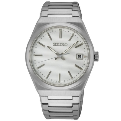 SEIKO 精工 CS系列 經時尚簡約腕錶-男錶(SUR553P1)39mm