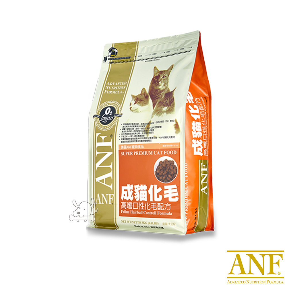 ANF 愛恩富 成貓化毛配方 貓糧 6kg