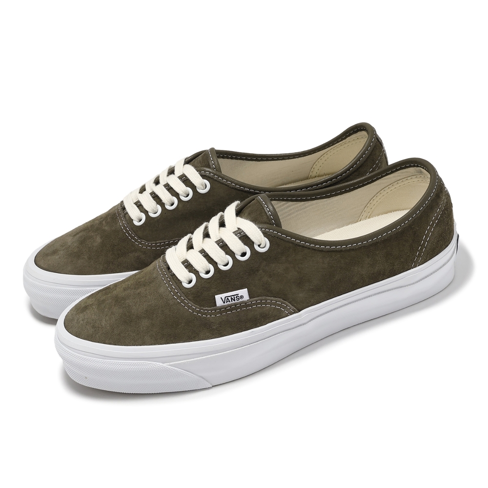 Vans 休閒鞋 Authentic Reissue 44 男鞋 海龜綠 Lx Pig Suede 麂皮 板鞋 VN000CQACHZ