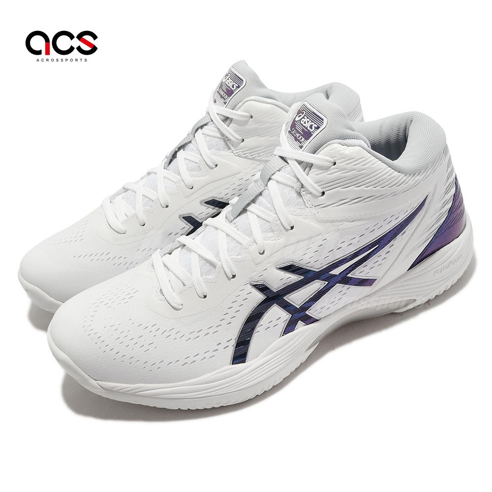 Asics 籃球鞋 GELHoop V14 男鞋 白 藍 緩震 輕量 透氣 亞瑟膠 亞瑟士 1063A050101