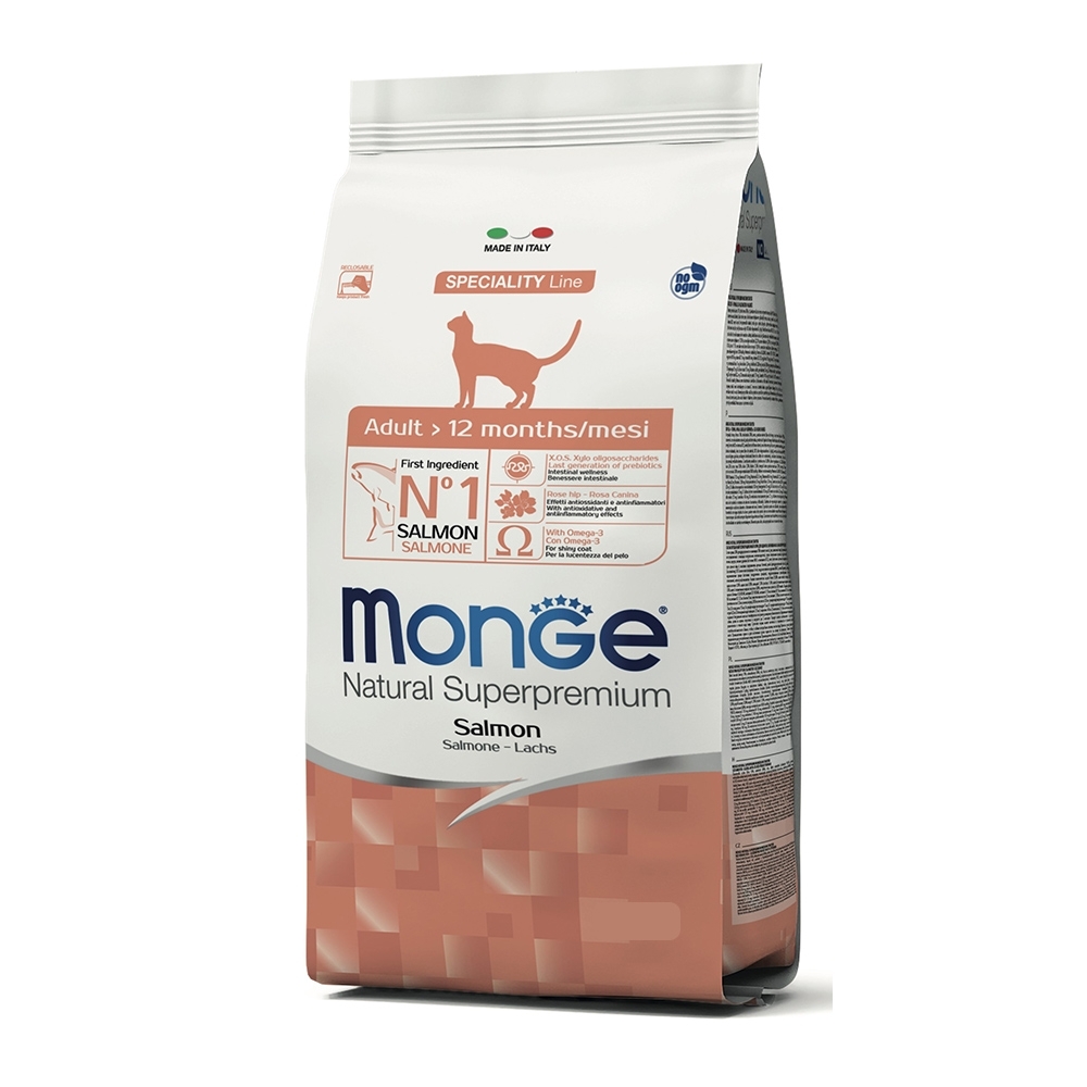 Monge瑪恩吉 天然全能 成貓糧(鮭魚)1.5kg