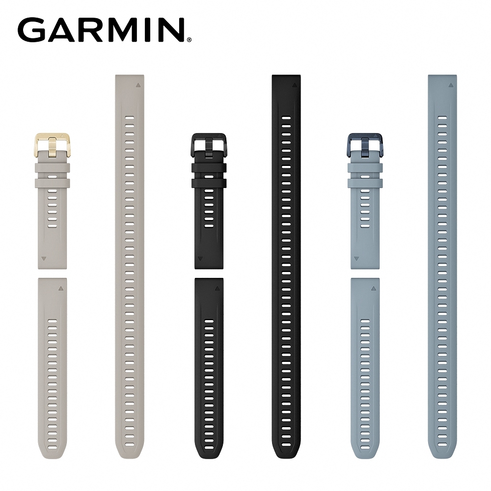 GARMIN QuickFit 20mm 矽膠替換錶帶(for Descent Mk2S)