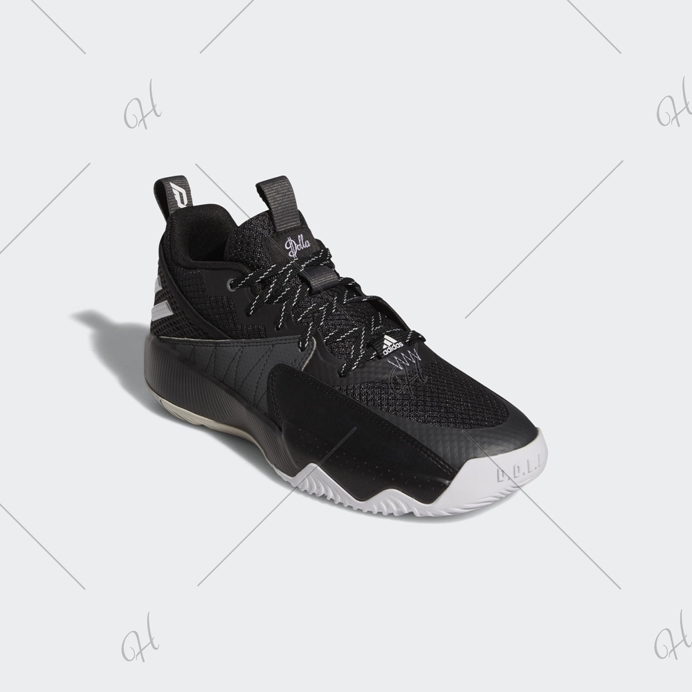 adidas 籃球鞋 男鞋 運動鞋 包覆 緩震 DAME CERTIFIED 黑白 GY2439