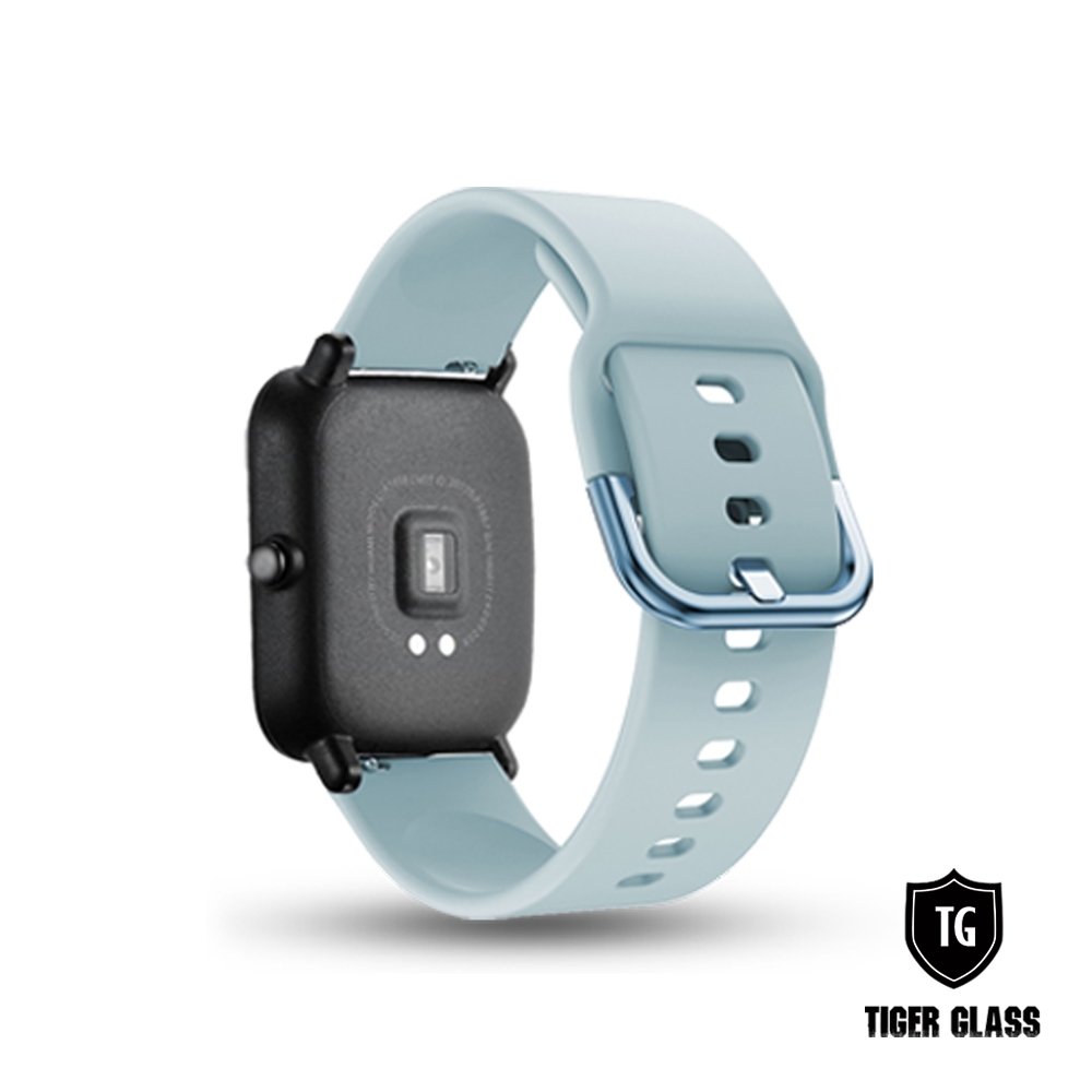 T.G Amazfit 米動手錶青春版Lite/GTS/BipS 20mm 鐵扣幻彩防水矽膠錶帶(矽膠錶帶 鐵扣錶帶)