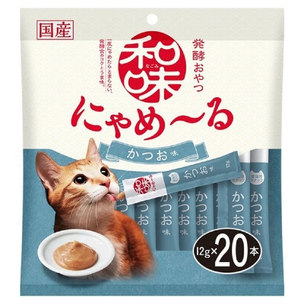 【2入組】日本EARTH PET和味2.0-喵喵叫系列-發酵保健肉泥條 貓肉泥 12gx20本