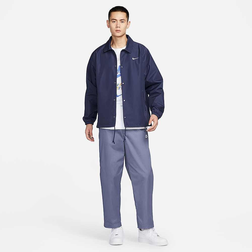 NIKE 外套男款夾克運動AS M NK AU LND COACHES JKT 藍FD7844-410