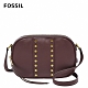 FOSSIL Maisie 鉚釘個性時尚相機包-深磚色 SHB2423599 product thumbnail 2