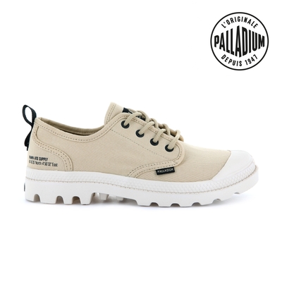 PALLADIUM PAMPA OX HTG SUPPLY有機棉低筒鞋-中性-沙漠米