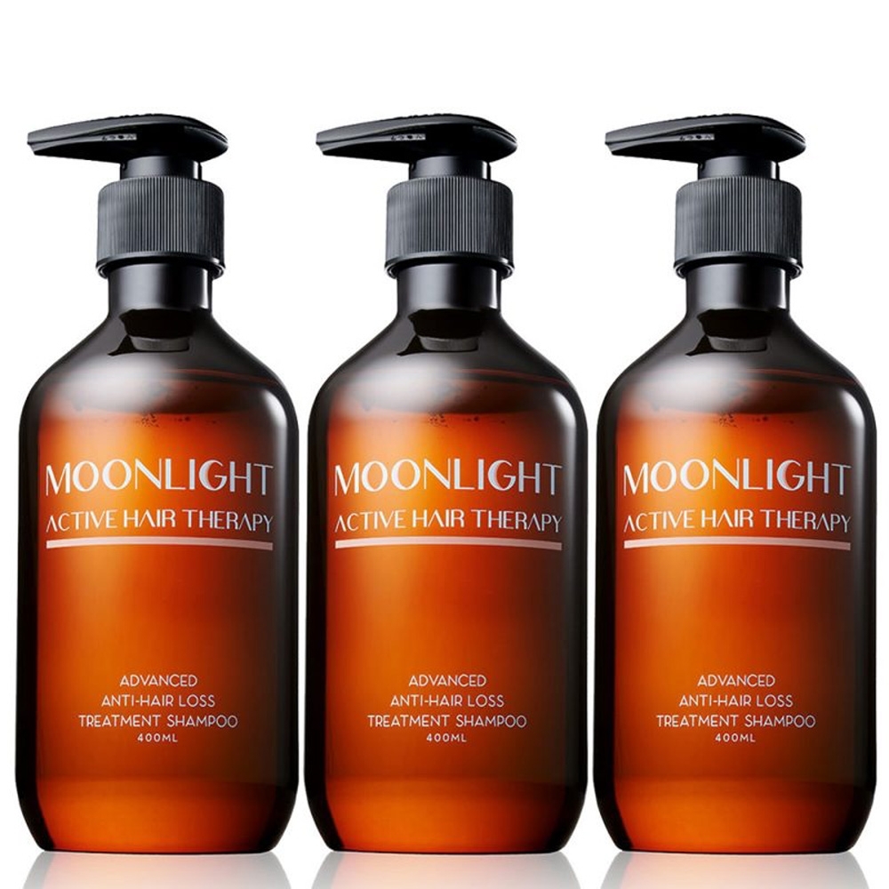 Moonlight 3%進化版健髮豐潤洗髮精 400mL x3