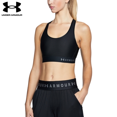 【UNDER ARMOUR】UA 女 ARMOUR 中衝擊運動內衣-優惠商品