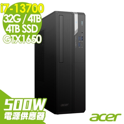 Acer 宏碁 VX6715G (i7-13700/32G/4TB+4TB SSD/GTX1650-4G/500W/W11P)
