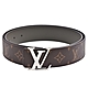 LV M0613T INITIALES 40系列Monogram帆布銀色字母釦環腰帶/皮帶(軍綠色) product thumbnail 1