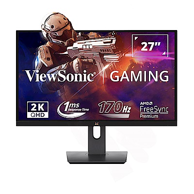 ViewSonic 優派 VX2758A-2K-PRO-2 HDR電競螢幕(27型/2K/170Hz/1ms/IPS)