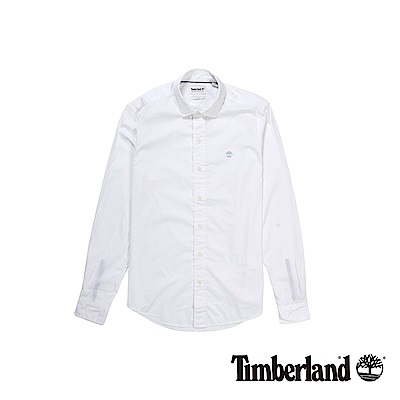 Timberland 男款白色Eastham River長袖襯衫