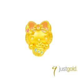 Just Gold 鎮金店】蘋果Hello Kitty純金串珠(手拿蘋果) | 其他品牌 