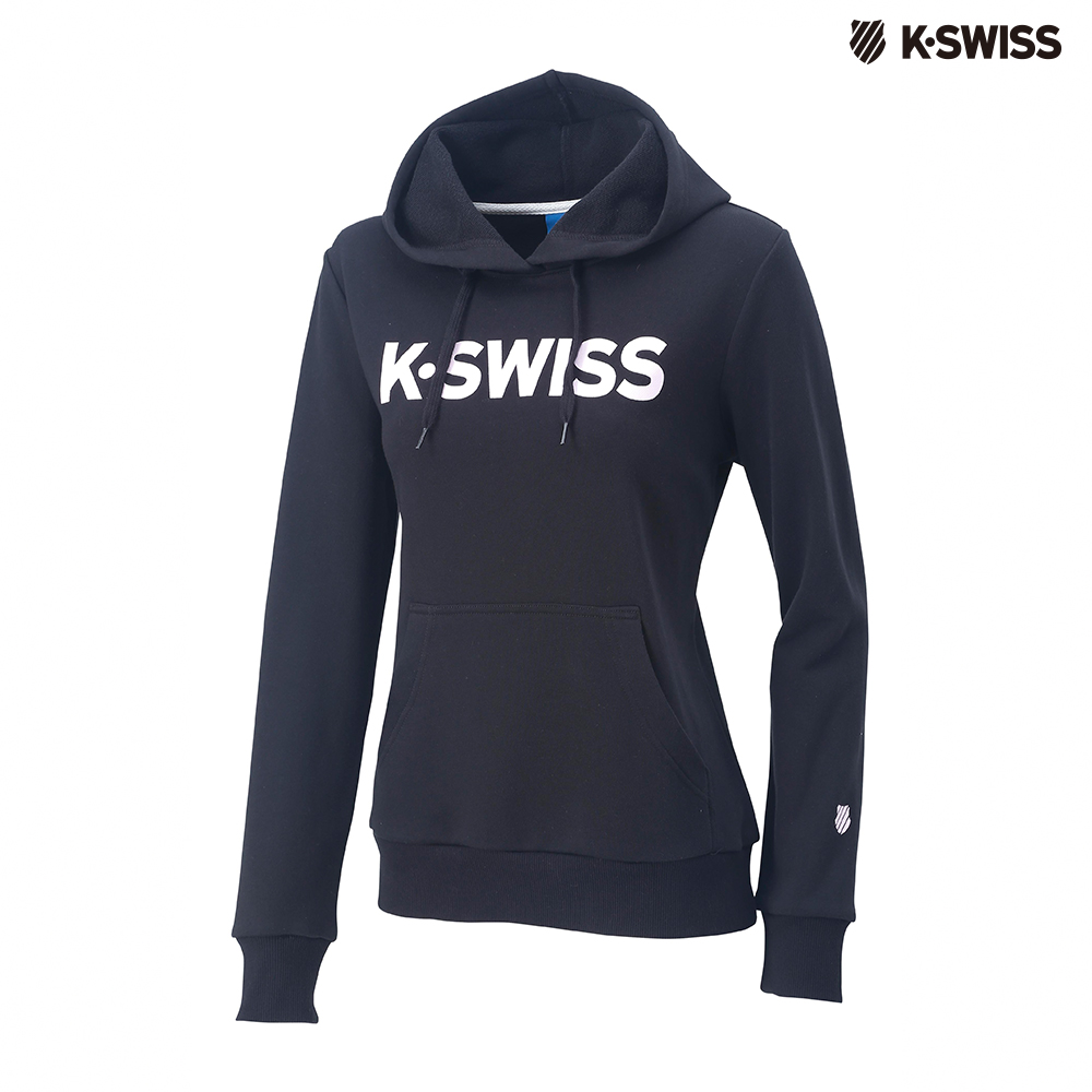 K-SWISS K-SWISS Hoodie連帽上衣-女-黑