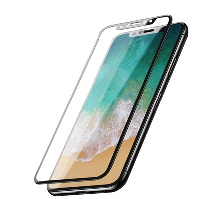 iPhone X XS 滿版電鍍9H鋼化膜手機保護貼 iPhoneX保護貼 iPhoneXS保護貼