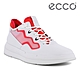 ECCO SOFT X W 純色亮眼網面拼接休閒鞋 女鞋 白色/木槿紅 product thumbnail 1