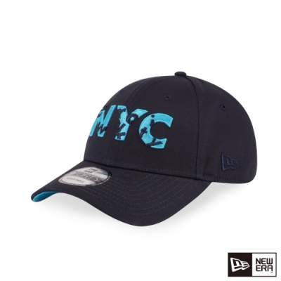 NEW ERA 9FORTY 940 童 捉迷藏 LOGO NYC 深藍/螢光藍