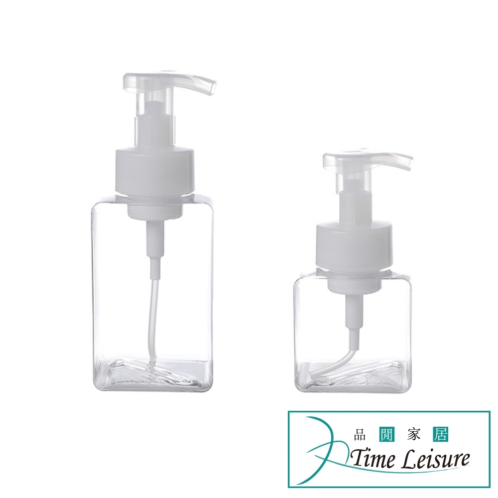 Time Leisure 泡沫慕斯按壓起泡瓶/洗手洗面乳分裝瓶250ml+400ml