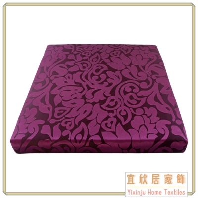 【宜欣居傢飾】艾馬仕-精緻緹花坐墊/實木椅座墊2入(紫) 55*55*5cm 台灣製