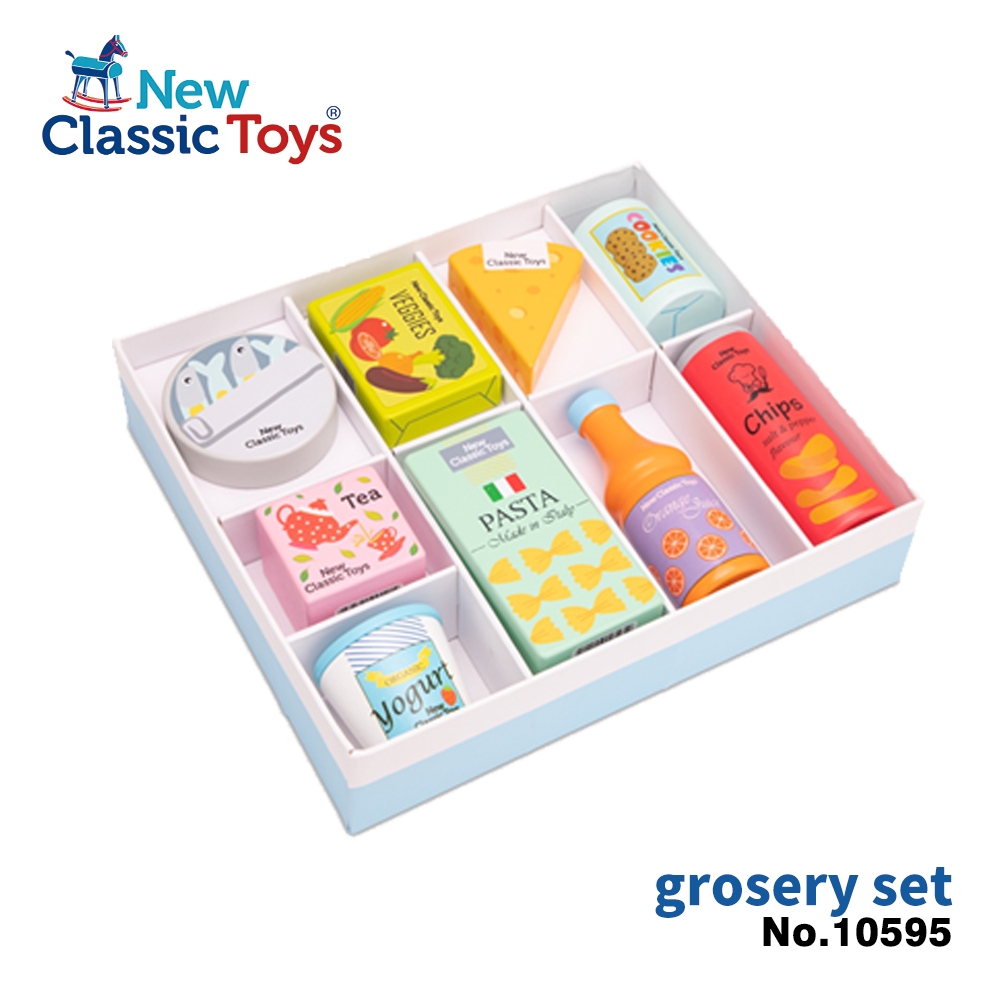 【荷蘭New Classic Toys】北歐小主廚經典美食拼盤-10595 兒童玩具/木製玩具