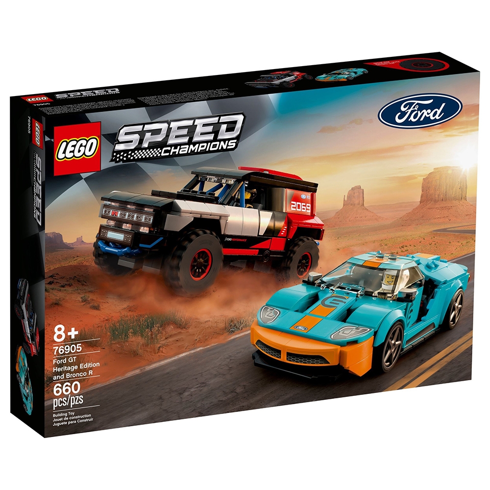 樂高LEGO Speed Champions系列 - LT76905 Ford GT Heritage Edition and Bronco R