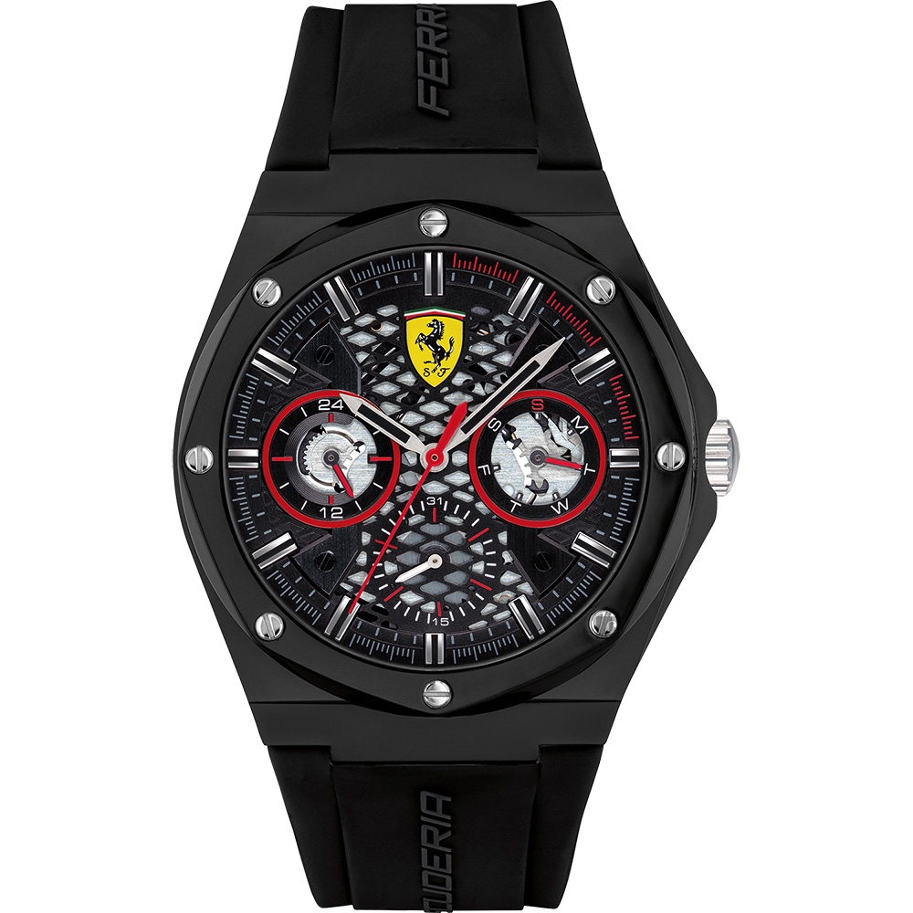 Scuderia Ferrari 法拉利 ASPIRE 奔馳日曆八角手錶(0830785)-44mm