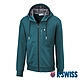 K-SWISS  Hoodie W/Fur Jacket刷毛連帽外套-男-深綠 product thumbnail 1