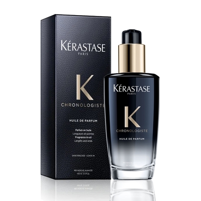 KERASTASE 卡詩 黑鑽極萃逆時玫瑰香氛露 100ml (免沖洗護髮油)