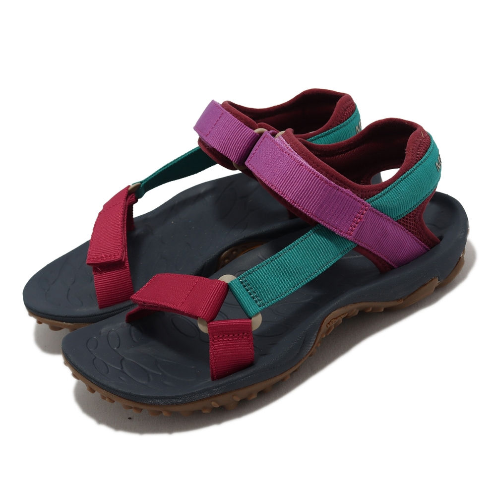 Merrell 涼鞋 Kahuna Web 女鞋 紫 綠 深藍 Vibram 橡膠大底 避震 戶外 休閒 ML004318