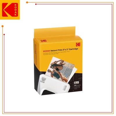 KODAK  柯達 MINI 3 & MINI SHOT3專用 3*3吋相片紙連墨盒(30張) 公司貨