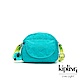 Kipling 糖果色調藍綠色翻蓋側背小包-STELMA product thumbnail 1
