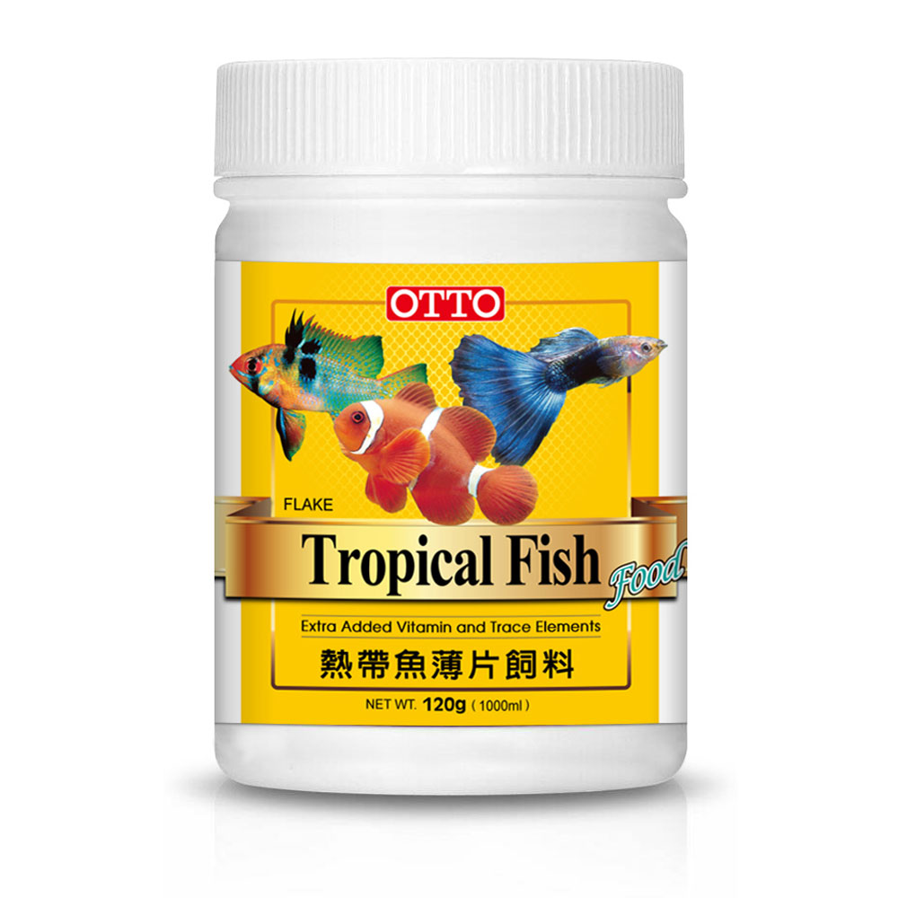 OTTO奧圖 熱帶魚薄片飼料 120g