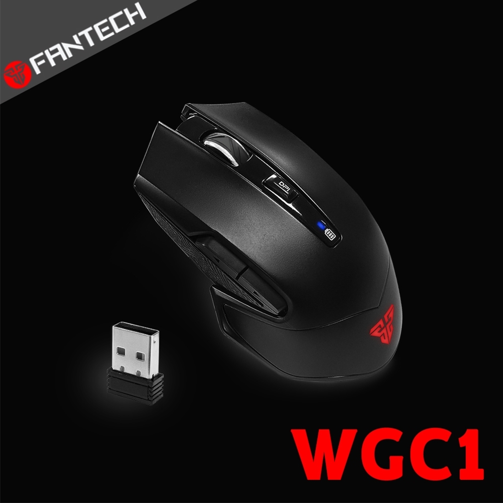 FANTECH WGC1 充電式RGB 2.4G無線電競滑鼠