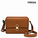 FOSSIL Avondale 真皮翻蓋側背小包-金棕色 ZB1860216 product thumbnail 1