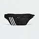 adidas 愛迪達 腰包 斜背包 運動包 黑 HY0735(1795) product thumbnail 1