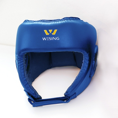 九日山 拳擊散打泰拳專用護具配件-藍色護頭套(M)