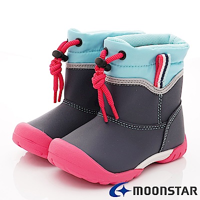 日本月星頂級童鞋  2E防水速乾雨鞋款 TW2105深藍(中小童段)